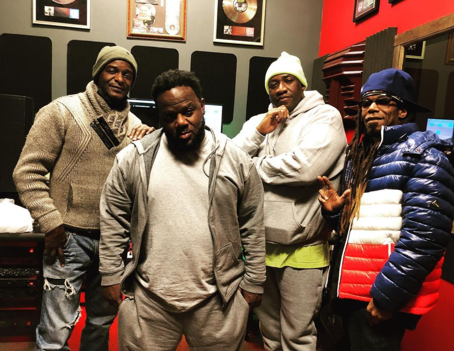In the studio