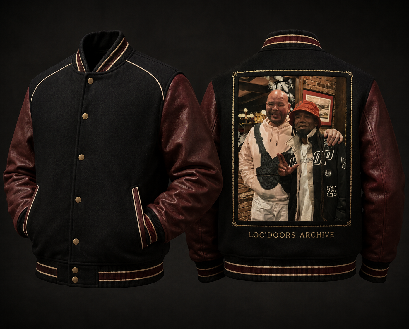 LOC’DOORS Culture Archive varsity jacket