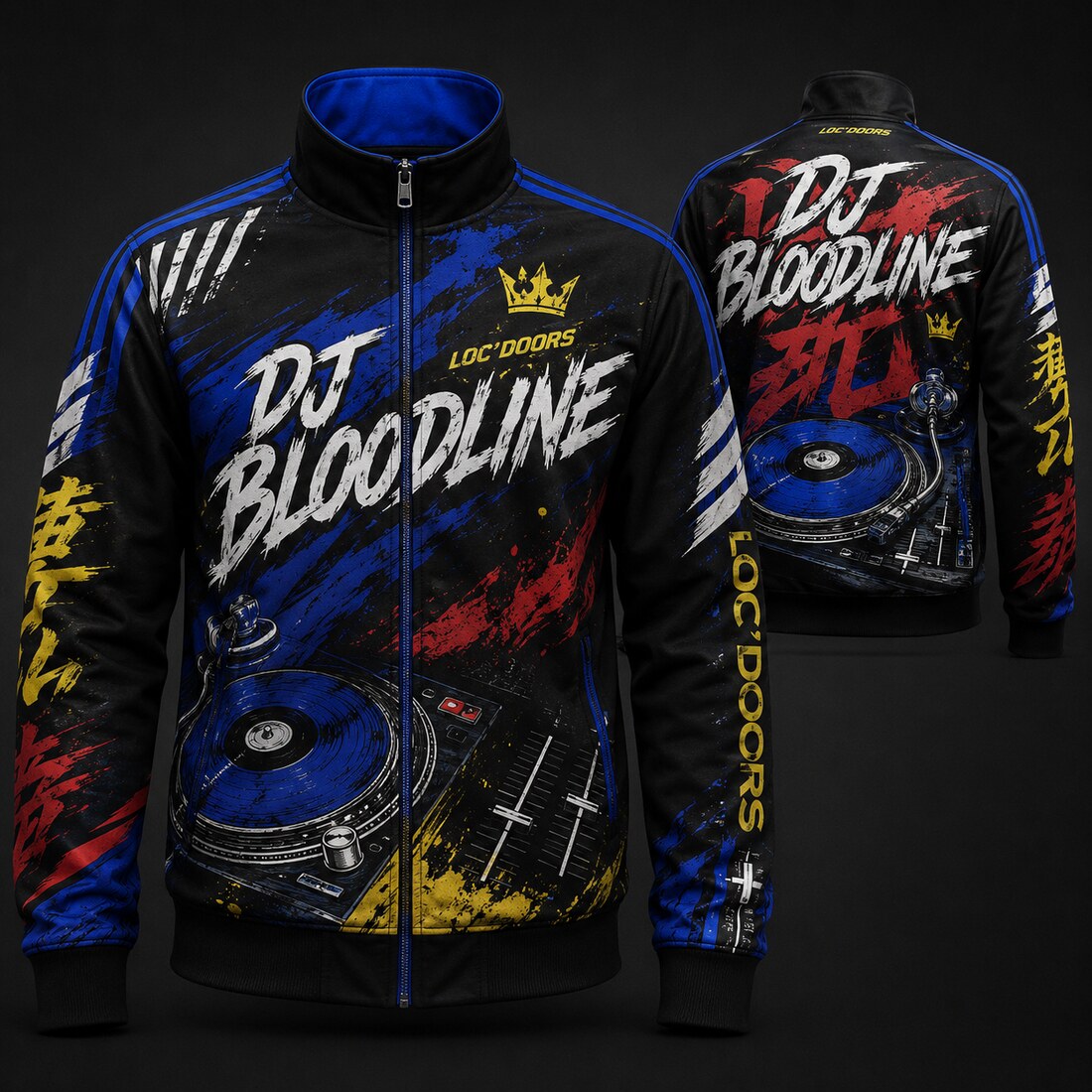 DJ Bloodline LOC’DOORS track jacket